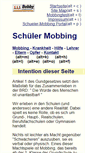 Mobile Screenshot of barrierefrei.schueler-mobbing.de