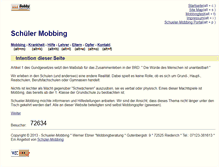 Tablet Screenshot of barrierefrei.schueler-mobbing.de